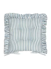 Wylder Set of 2 Millie Ruffle Seat Pads - תמונה 3 מתוך 6