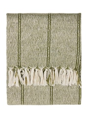 Yard Moss Hedon Tasselled Outdoor Throw - Image 4 of 5