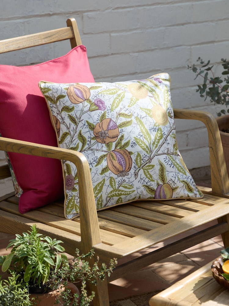 Morris & Co Lemon Lime Fruits Outdoor Cushion - Image 1 of 6