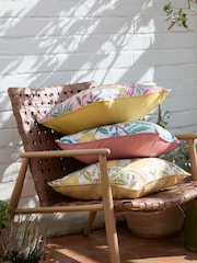 Morris & Co Lemon Lime Fruits Outdoor Cushion - Image 6 of 6