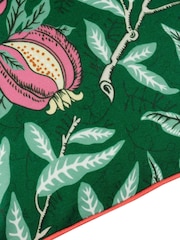 Morris & Co Forest Green Lemon Fruits Outdoor Cushion - Image 6 of 6