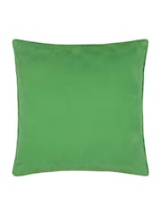 Morris & Co Mineral Yellow Strawberry Thief Piped Outdoor Cushion - Image 3 of 6