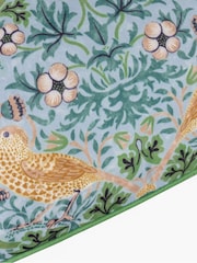 Morris & Co Mineral Yellow Strawberry Thief Piped Outdoor Cushion - Image 5 of 6