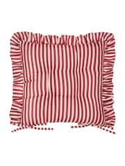 Wylder Set of 2 Millie Ruffle Seat Pads - תמונה 3 מתוך 6