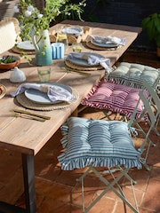 Wylder Set of 2 Millie Ruffle Seat Pads - תמונה 6 מתוך 6