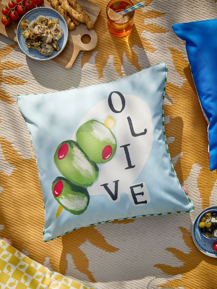 Furn Mediterranean Olive Outdoor Cushion - Imagen 1 de 6 Furn Mediterranean Olive Outdoor Cushion - Imagen 1 de 6