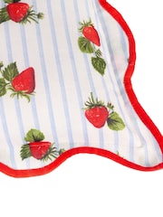 Furn Blue Fruits Strawberries Outdoor Cushion - Image 5 of 5