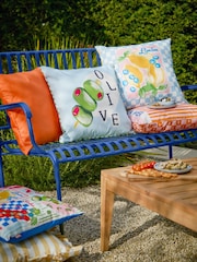 Furn Sky Blue Mediterranean Limon Outdoor Cushion - Image 2 of 6