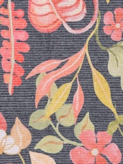 Furn Black Tropical Bloom Outdoor Rug - Image 4 of 6