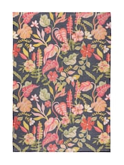 Furn Black Tropical Bloom Outdoor Rug - Image 6 of 6