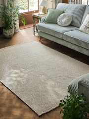 Laura Ashley Natural Wool Rug - Image 1 of 5