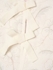 Angel & Rocket White Aurora Embroidered Tie Front Jacket - Image 6 of 6