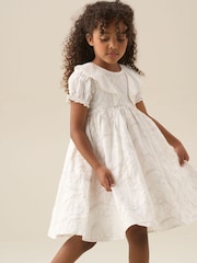 Angel & Rocket Aurora Floral Embroidered Dress - 圖片 1，共 7