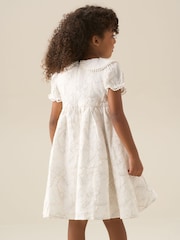 Angel & Rocket Natural Aurora Floral Embroidered Dress - Image 3 of 7