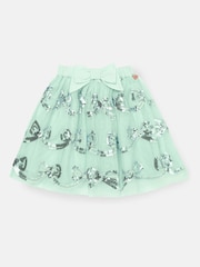 Angel & Rocket Green Delta Sequin Skirt - Image 2 of 3