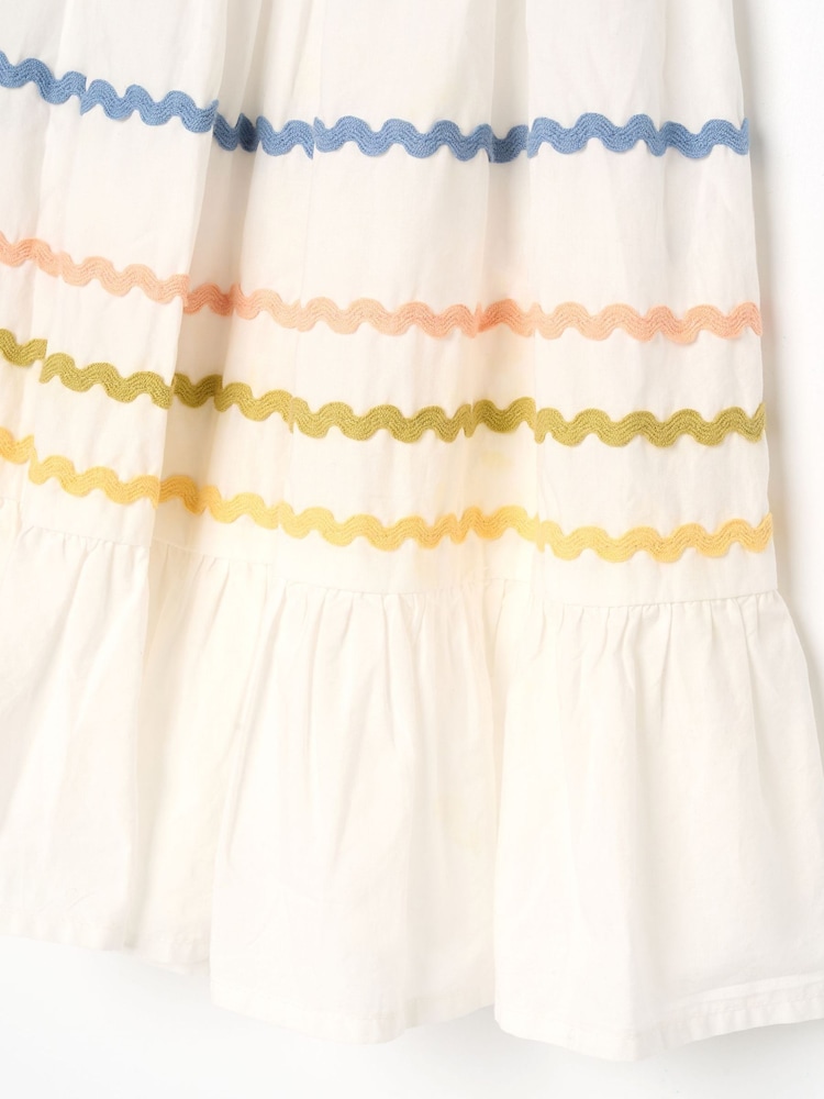 Angel & Rocket Monique Maxikleid mit Zackenlitze-Detail - Bild 10 von 10