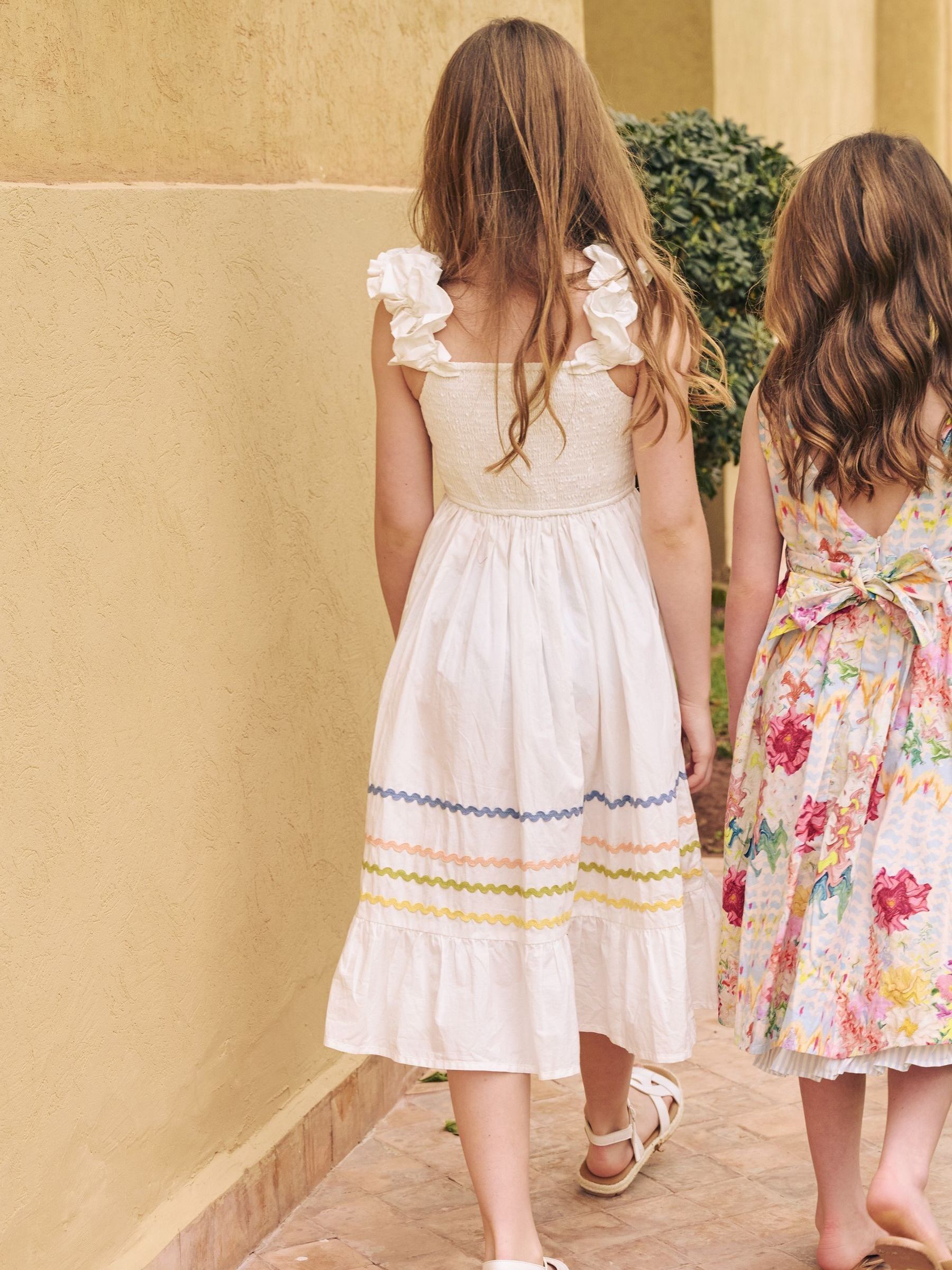 ３点セット☆新品未開封☆Ricca ricca エプロンワンピース 130cm Buy Angel & Rocket White Monique Ric Rac Detail Maxi Dress from