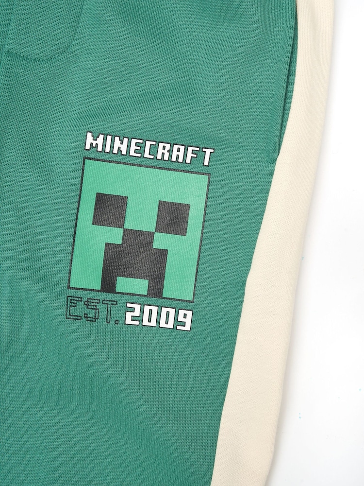 Angel & Rocket Green Minecraft Side Stripe Joggers - Image 8 of 8