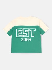 Angel & Rocket Green Minecraft Oversized Varsity T-Shirt - Image 5 of 6