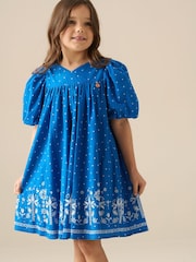 Angel & Rocket Josie Palm Embroidered Swing Dress - صورة 1 من 8