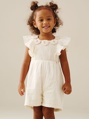 Angel & Rocket Maci Crochet Playsuit - صورة 1 من 7