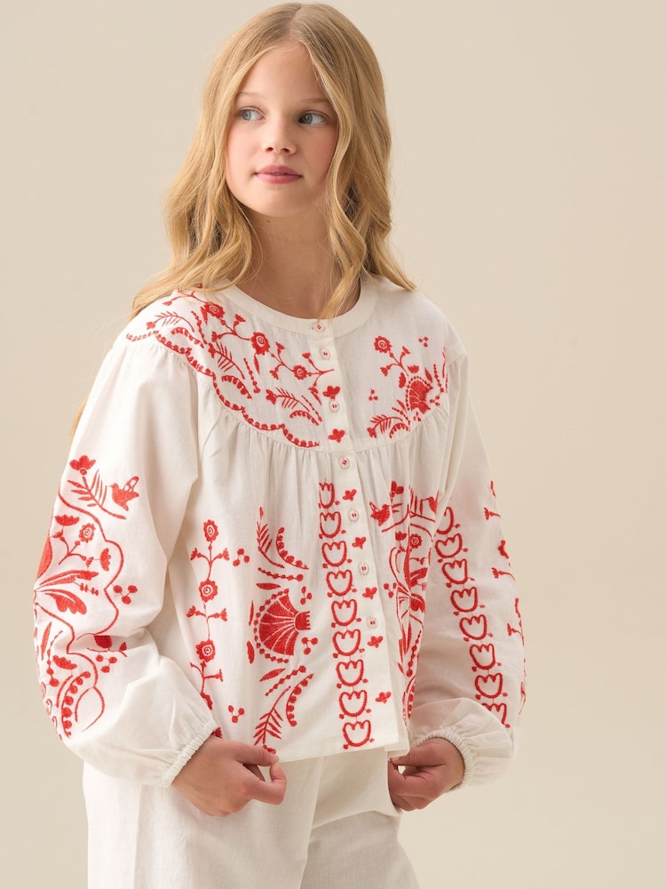 Angel & Rocket Pippa Embroidered Blouse - 圖片 1,共 4 Angel & Rocket Pippa Embroidered Blouse - 圖片 1,共 4