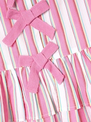 Angel & Rocket Tammy Stripe Tie Front Waistcoat Top - Imaginea 4 din 6