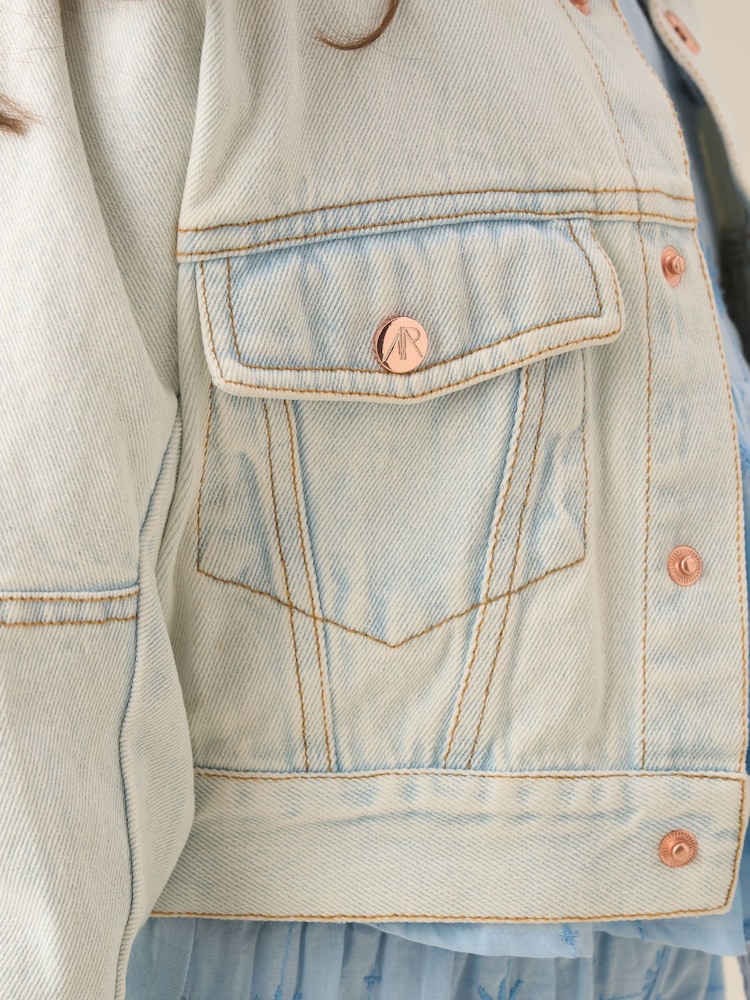 Angel & Rocket Blue Carla Denim Jacket - Image 4 of 4