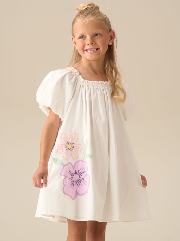 Angel & Rocket Coletta Puff Sleeve Swing Dress - Imagen 2 de 9 Angel & Rocket Coletta Puff Sleeve Swing Dress - Imagen 2 de 9