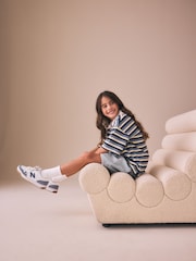 Blue Stripe Short Sleeve Rugby Top (3-16yrs) - Image 2 of 8