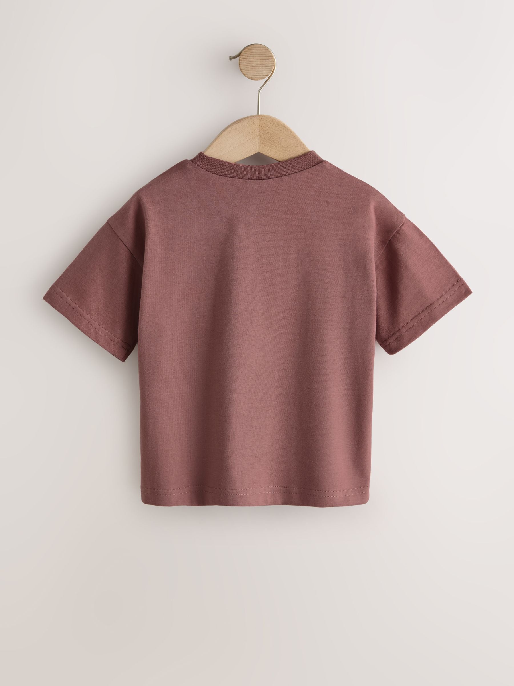  半袖 ピンク ブラウン XS Next：日本 ブラウン / ピンク - 半袖 Tシャツ（3 ヶ月 〜 7 歳） from