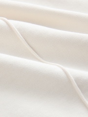 Ecru White Wide Leg Joggers - Image 8 of 8