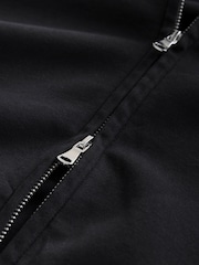 Black Soft Scuba Zip Through Jacket - Image 3 of 3