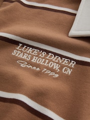 Brown Gilmore Striped Rugby Shirt - Image 7 of 8
