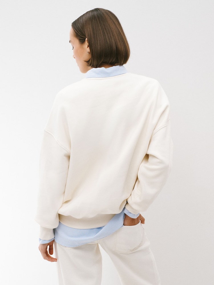 Ecru Autumnal Apple Cider Graphic Sweatshirt - Image 2 of 7 Ecru Autumnal Apple Cider Graphic Sweatshirt - Image 2 of 7