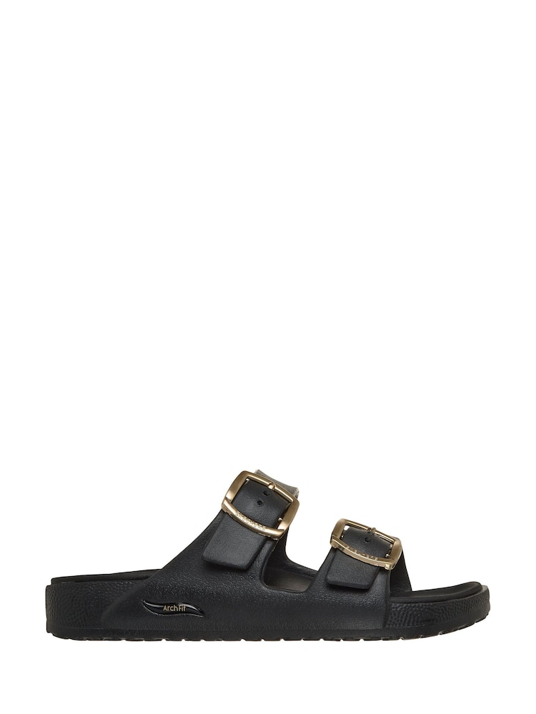 Skechers Black Foamies Arch Fit Sandals - Image 1 of 5