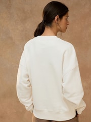 Ecru Pumpkin Latte Snoopy Licence Sweatshirt - Image 4 of 7