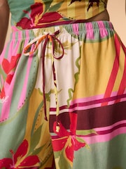 Floral Print Jersey Balloon Trousers - Image 6 of 8