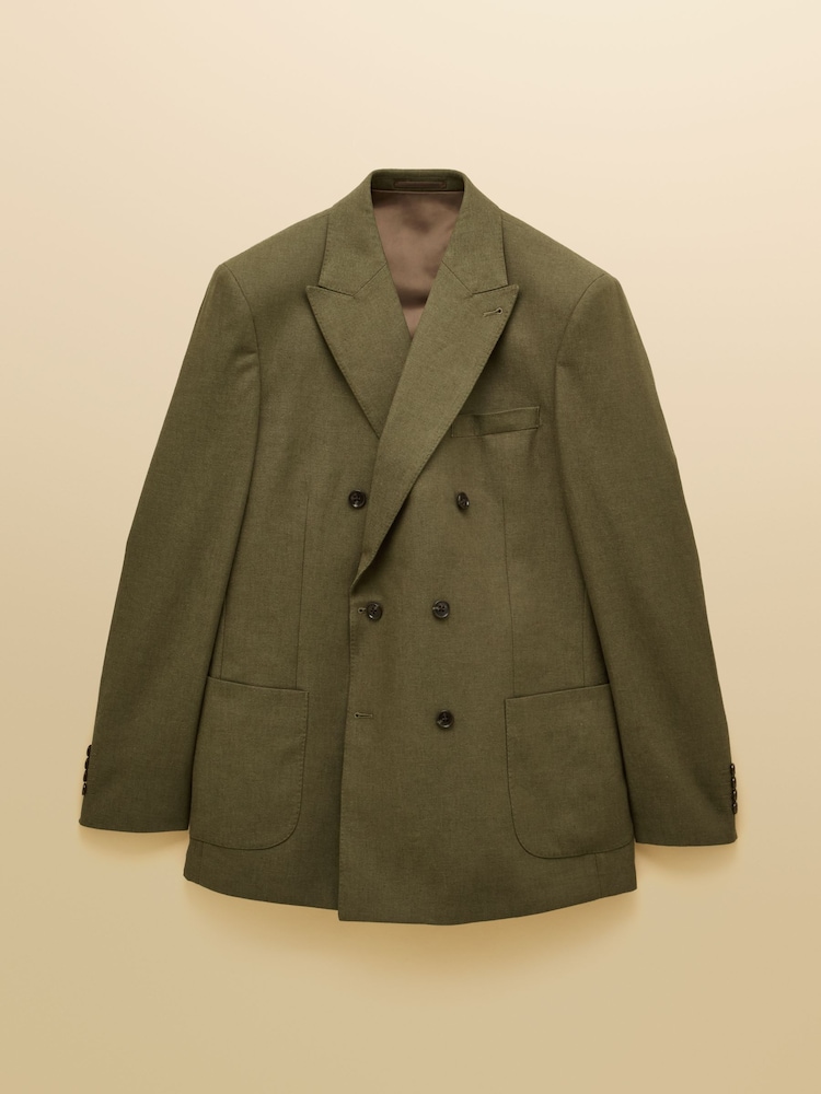 Joules Green Slim Fit Linen Suit Jacket - Image 10 of 10 Joules Green Slim Fit Linen Suit Jacket - Image 10 of 10
