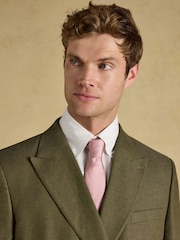 Joules Green Slim Fit Linen Suit Jacket - Image 6 of 10