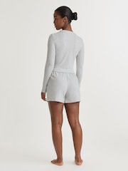 TALA Grey Soft Lounge Pyjama Shorts - Image 2 of 3