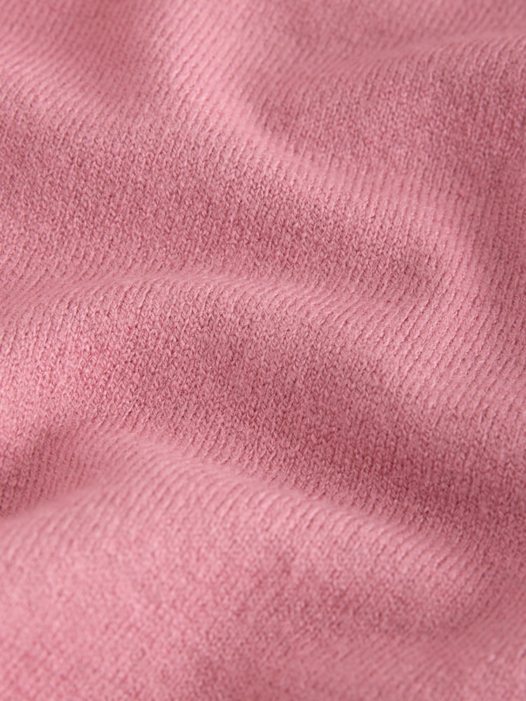 Laura Ashley Pink Short Sleeve Cashmere Knit Top - Image 8 of 8 Laura Ashley Pink Short Sleeve Cashmere Knit Top - Image 8 of 8