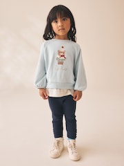 Blue Bear Sweatshirt and Leggings Set (3mths-7yrs) - Image 2 of 4