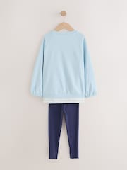 Blue Bear Sweatshirt and Leggings Set (3mths-7yrs) - Image 7 of 10