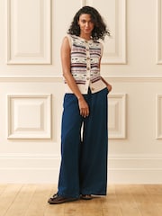 Laura Ashley Pullunder aus Wolle mit Fair-Isle-Muster und Schafdesign - Bild 1 von 3