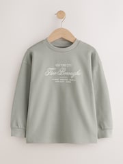 Grey/Sage/Berry - Heavyweight Long Sleeve T-Shirts 3 Pack (3-16yrs) - Attēls 3 no 7