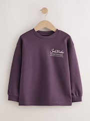 Grey/Sage/Berry - Heavyweight Long Sleeve T-Shirts 3 Pack (3-16yrs) - Attēls 4 no 7