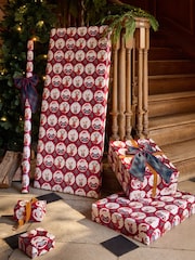 Red Classic Santa Extra Wide 10M Christmas Wrapping Paper - Image 1 of 4