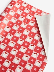 Pink Santa Extra Wide 10M Christmas Wrapping Paper - Image 4 of 4