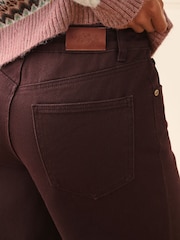 Laura Ashley Chocolate Brown Denim Barrel Jeans - Image 5 of 8
